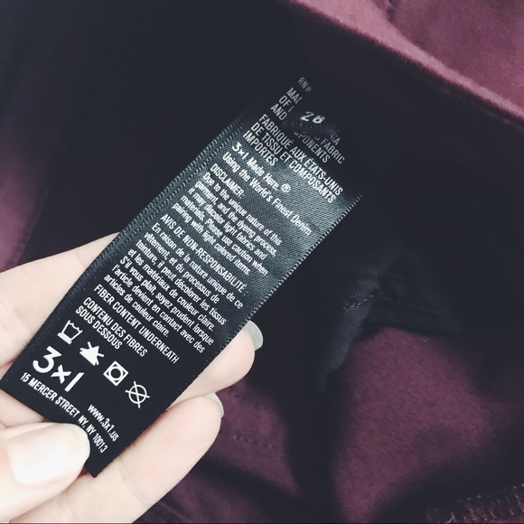 3x1 NYC Channel Seam Skinny Pants in Rum Raisin - Picture 5 of 8